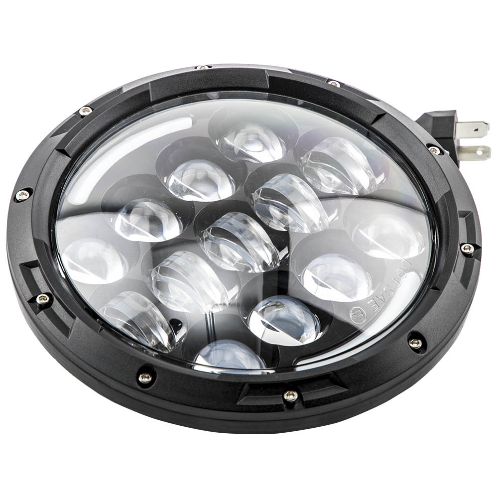 7 LED Headlight compatible for Jeep Wrangler TJ LJ JK 1997-2017 DRL Turn Signal 105W Round