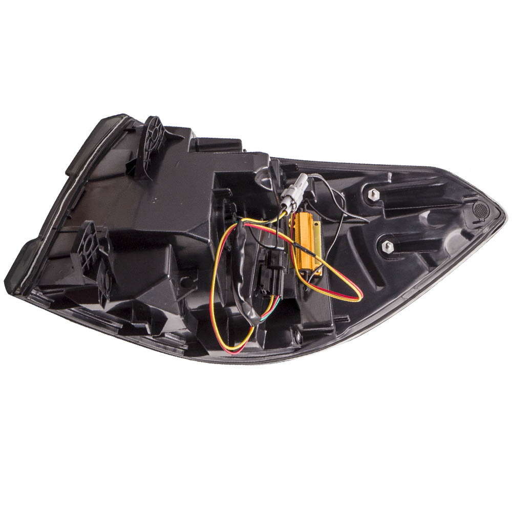 LED Rear Tail Light Bar Assembly compatible for Honda Accord 2018 2019 2020 Black Housing