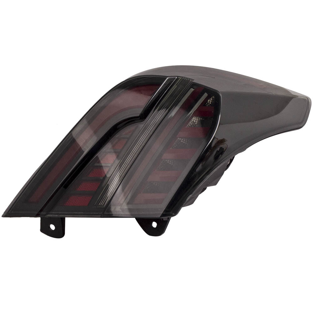 LED Rear Tail Light Bar Assembly compatible for Honda Accord 2018 2019 2020 Black Housing