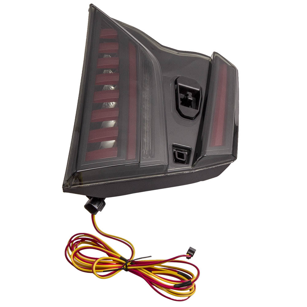 LED Rear Tail Light Bar Assembly compatible for Honda Accord 2018 2019 2020 Black Housing