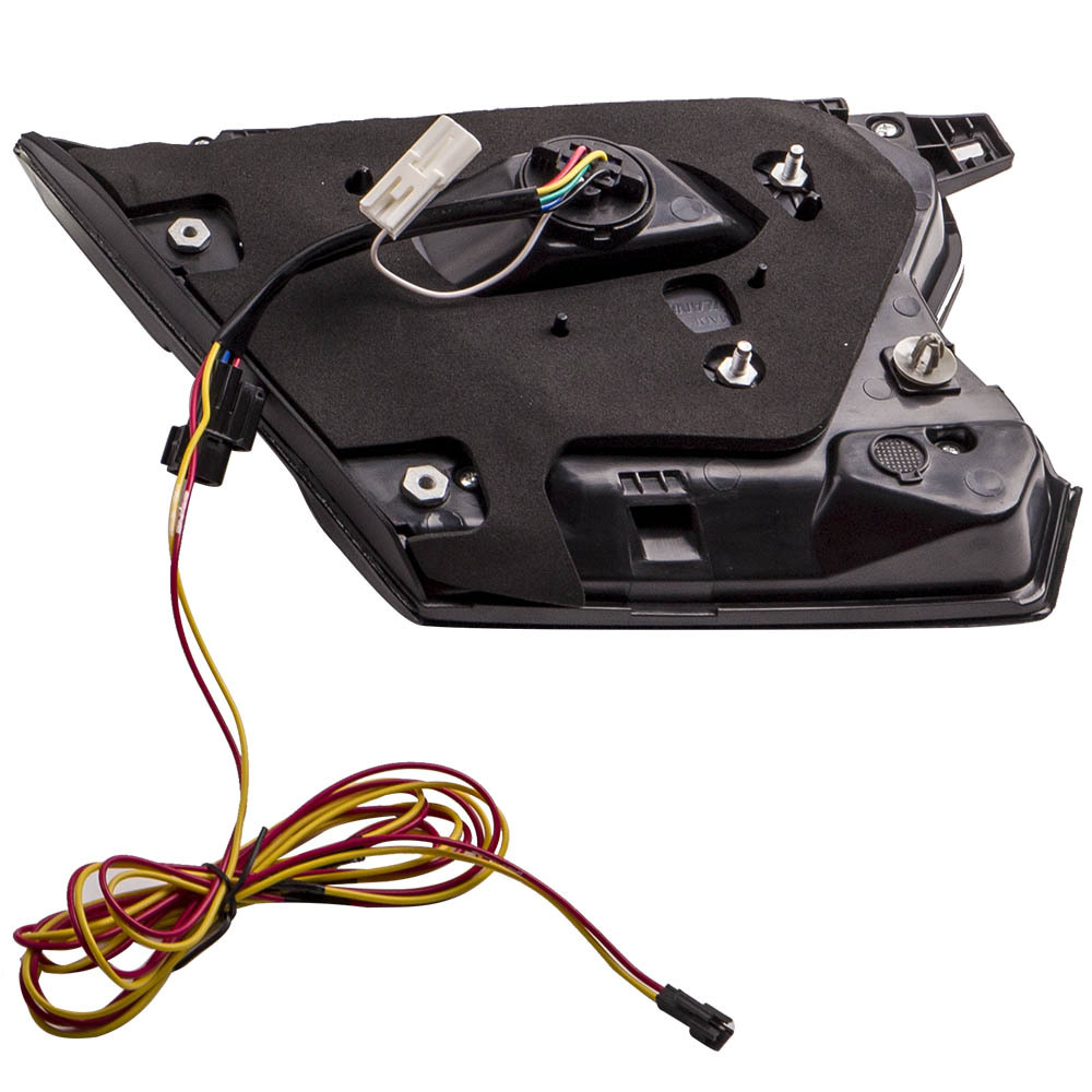 LED Rear Tail Light Bar Assembly compatible for Honda Accord 2018 2019 2020 Black Housing