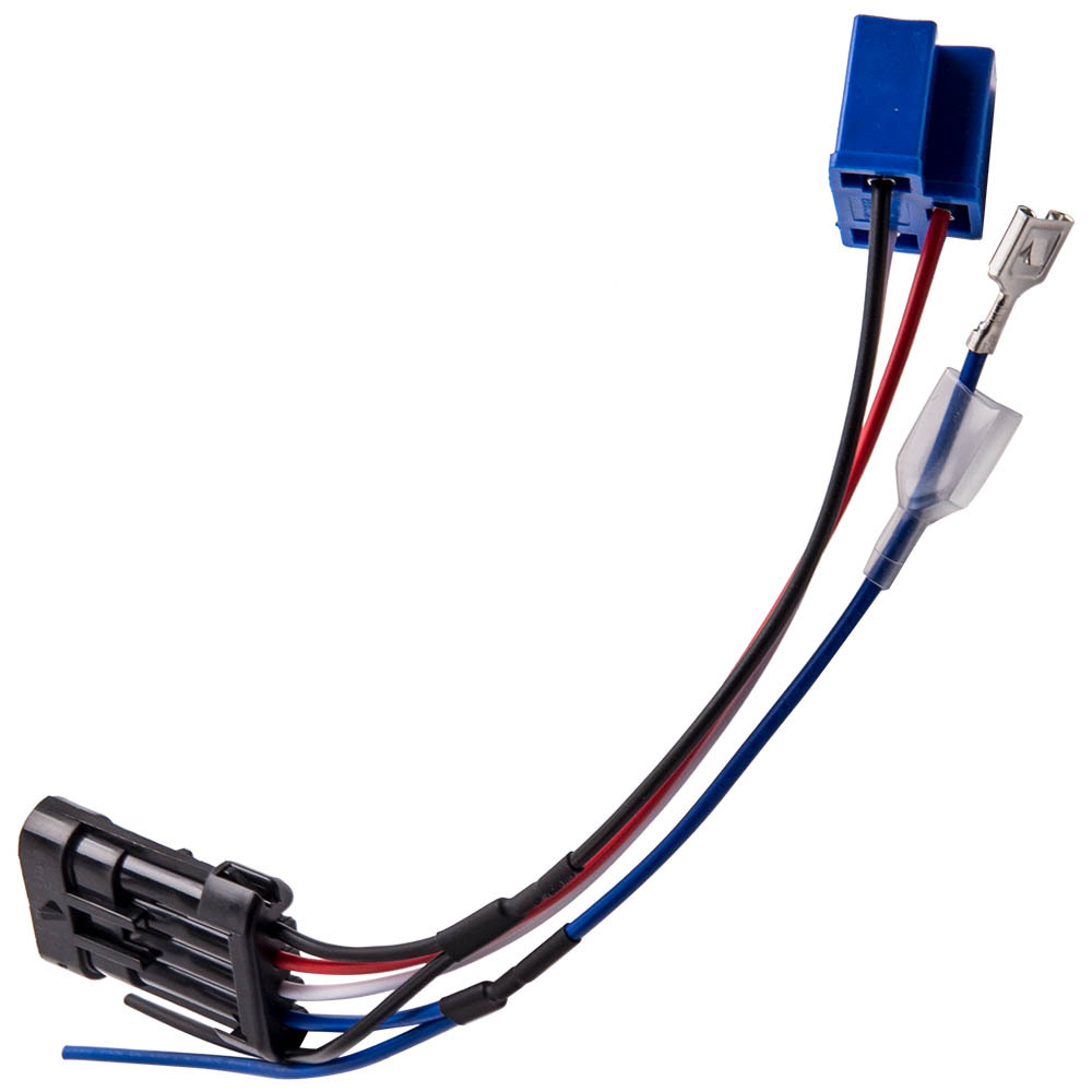 7 LED Projector Headlight4.5“ Passing Lights compatible for Harley Touring Black