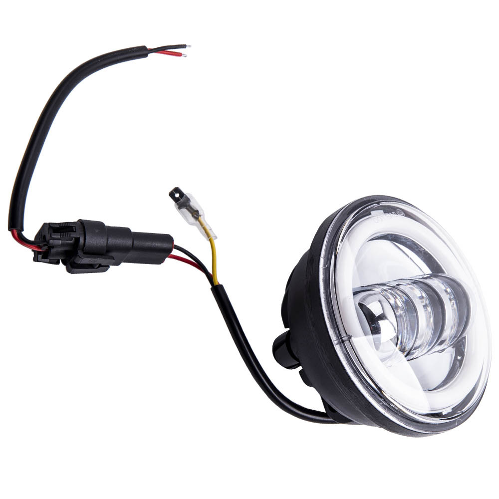7 LEDHeadlight4.5“ Passing Lights 1991-2013 compatible for Harley Davidson