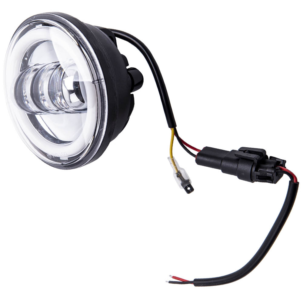 7 LEDHeadlight4.5“ Passing Lights 1991-2013 compatible for Harley Davidson