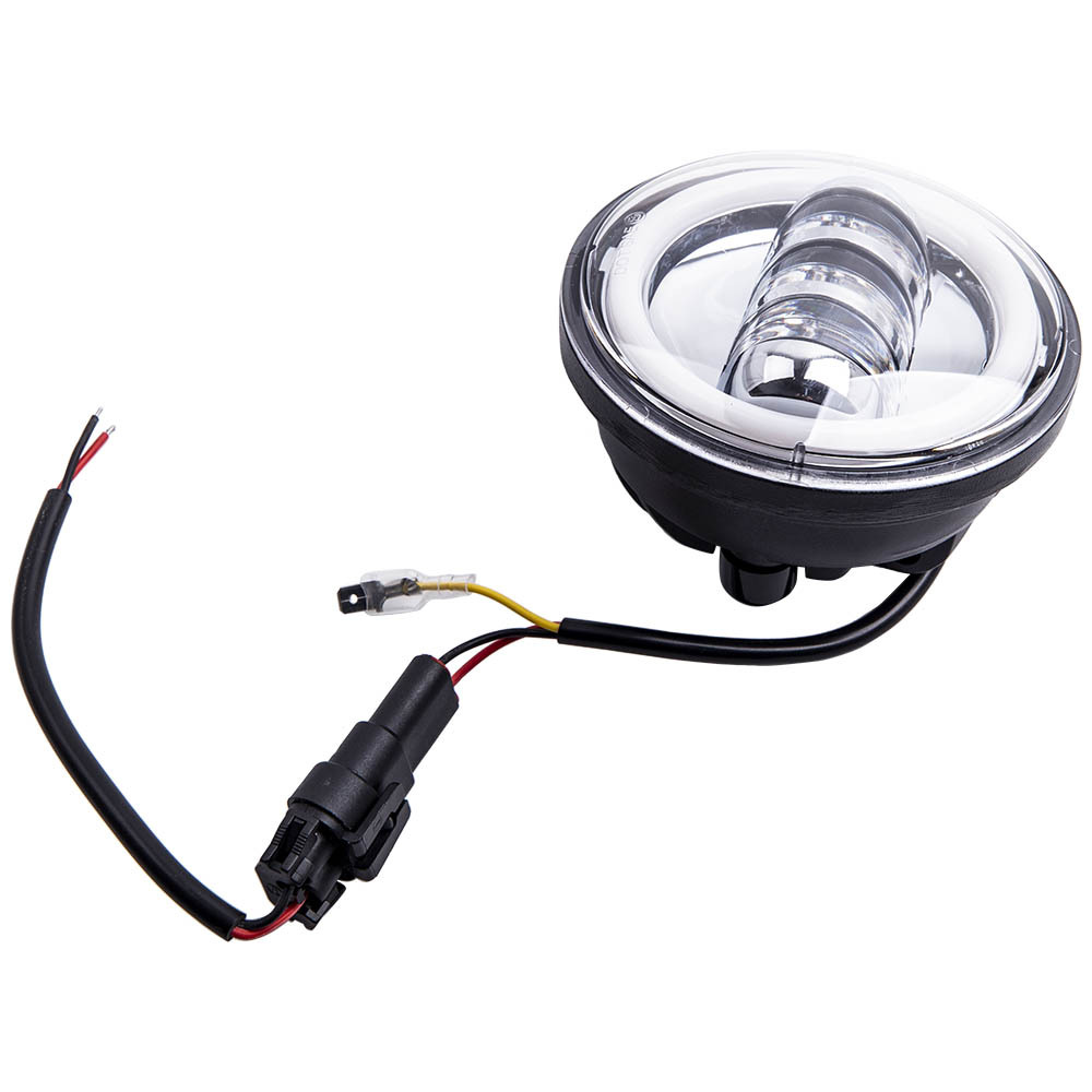 7 LEDHeadlight4.5“ Passing Lights 1991-2013 compatible for Harley Davidson