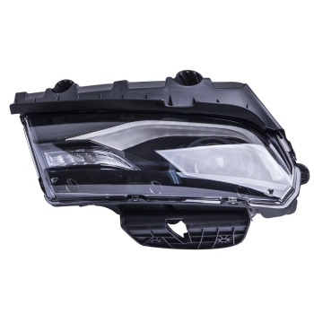 Front Headlight Housing Set compatible for Chevy Camaro 2014 2015 w/Sequential Turn Signal