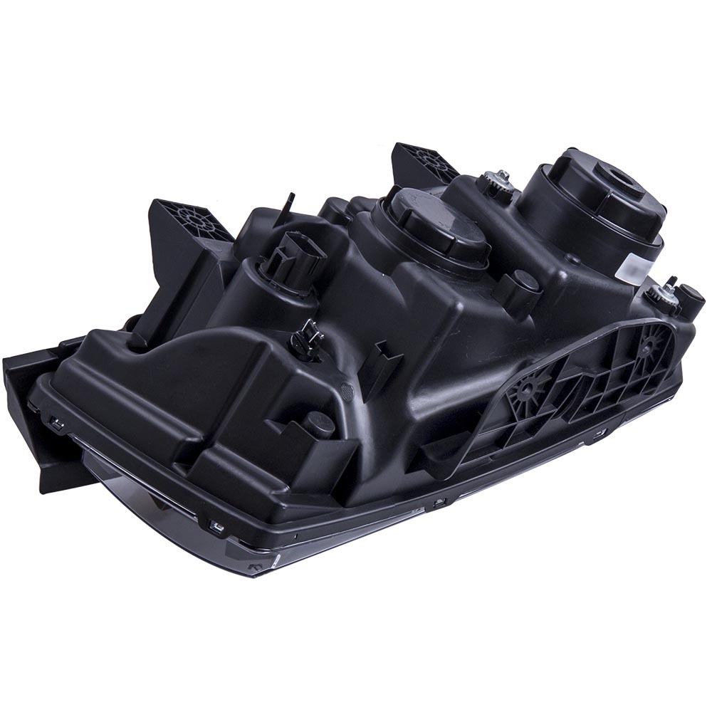 Front Headlight Housing Set compatible for Chevy Camaro 2014 2015 w/Sequential Turn Signal