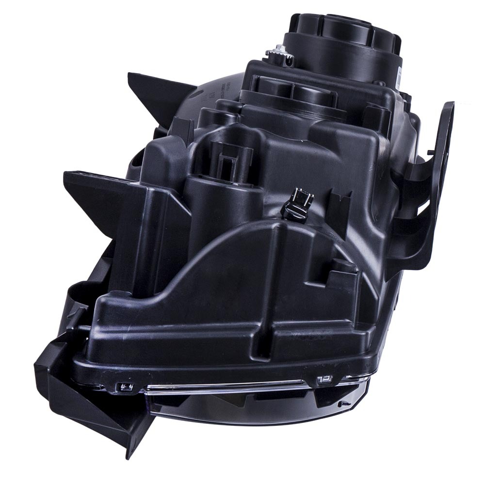 Front Headlight Housing Set compatible for Chevy Camaro 2014 2015 w/Sequential Turn Signal