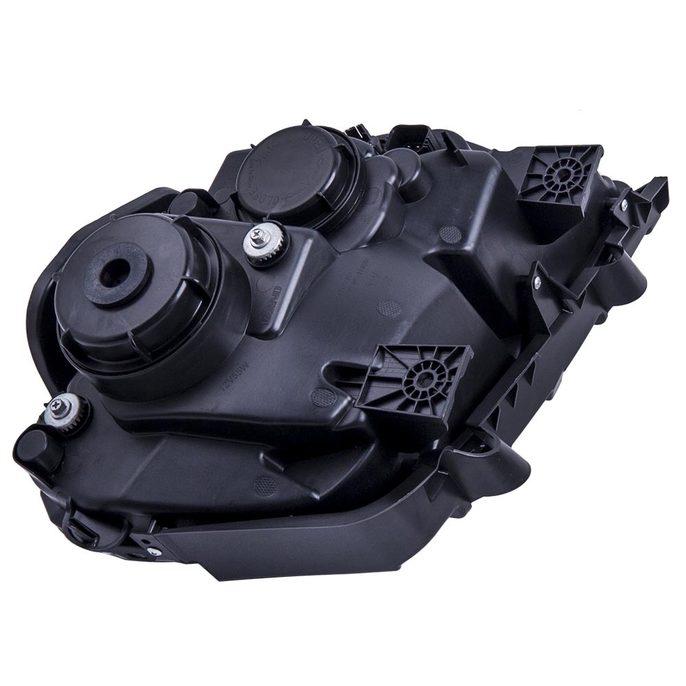 Front Headlight Housing Set compatible for Chevy Camaro 2014 2015 w/Sequential Turn Signal