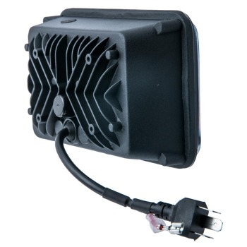 LED Headlight 4x6 compatible for Ford Probe 1993-1997 120W High Low Beam Angel Eye IP68