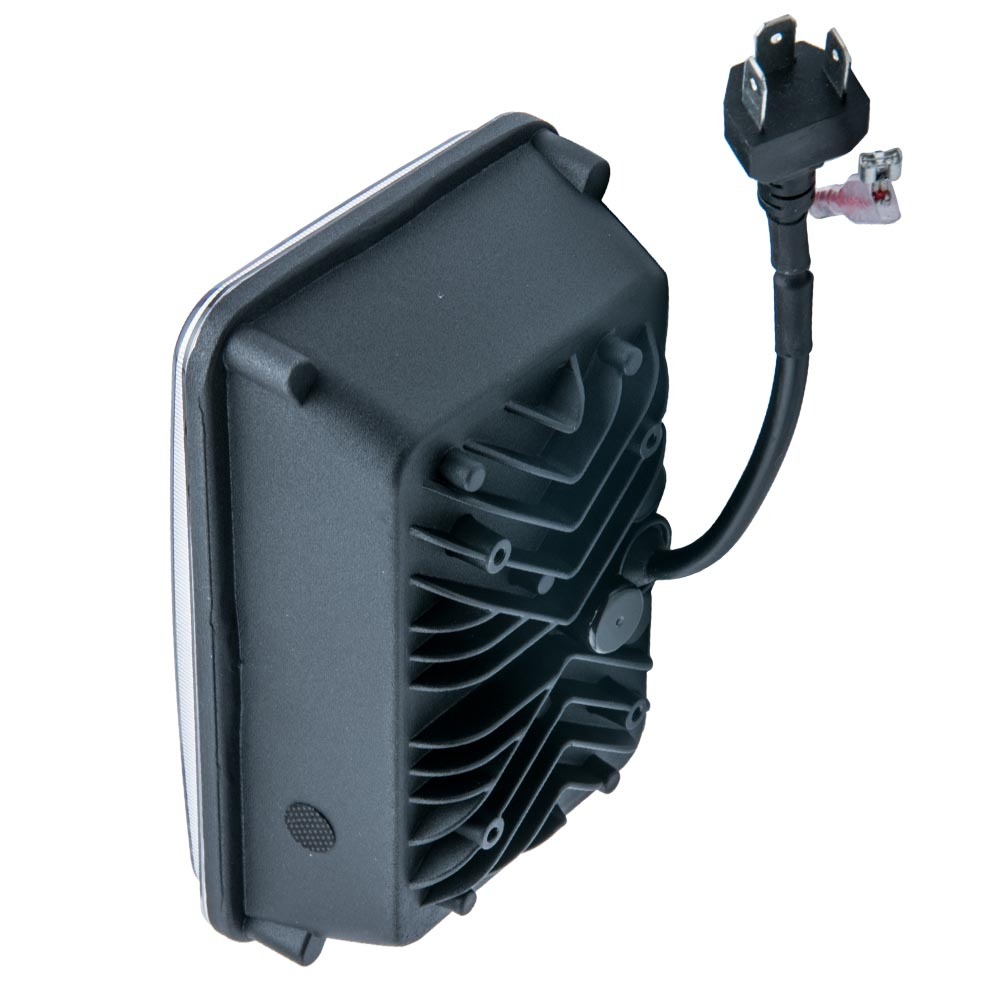 LED Headlight 4x6 compatible for Ford Probe 1993-1997 120W High Low Beam Angel Eye IP68