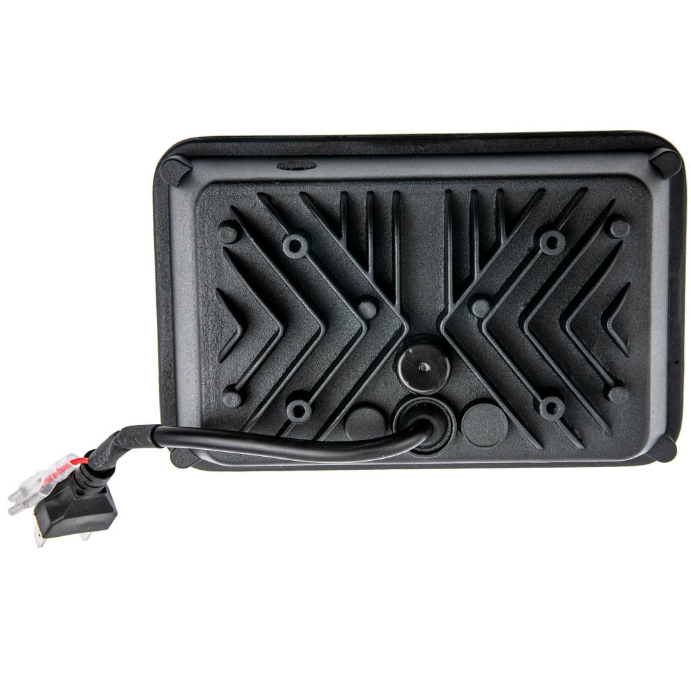 Pair 4x6 inch LED Headlights compatible for Chevy Camaro Cavalier compatible for Ford Mustang 1979 x2