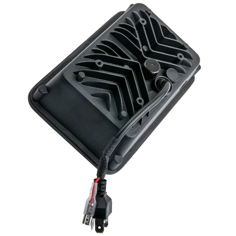 Pair 4x6 inch LED Headlights compatible for Chevy Camaro Cavalier compatible for Ford Mustang 1979 x2