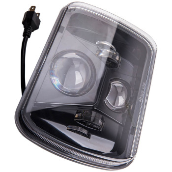 1PC LED Headlight compatible for Jeep Wrangler YJ Cherokee compatible for GMC Savana 1500 4.0L 4-Door