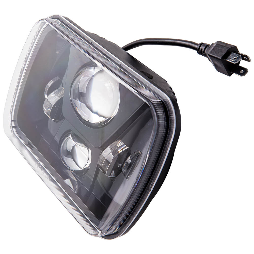 1PC LED Headlight compatible for Jeep Wrangler YJ Cherokee compatible for GMC Savana 1500 4.0L 4-Door