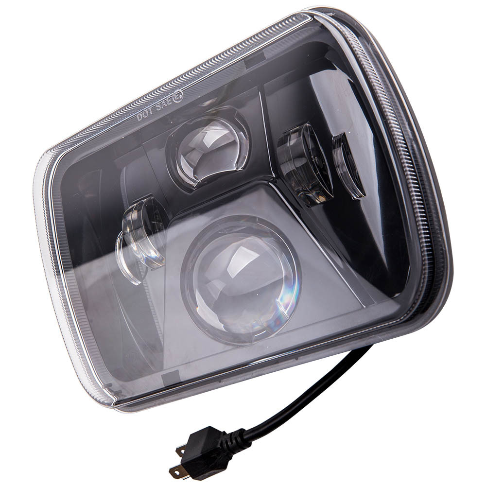 1PC LED Headlight compatible for Jeep Wrangler YJ Cherokee compatible for GMC Savana 1500 4.0L 4-Door