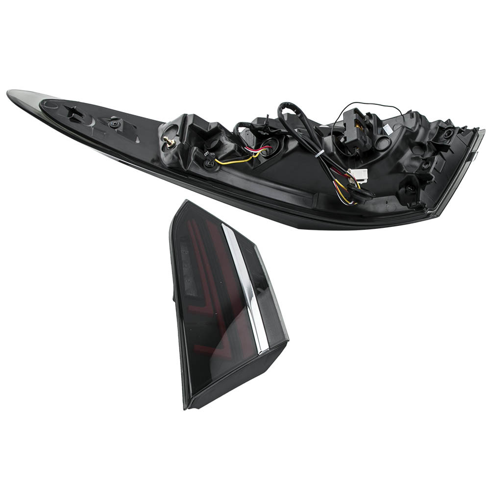 1 Pair Full Black LED Tail Lights compatible for Toyota Camry 2018-2020 Tail Light Kits