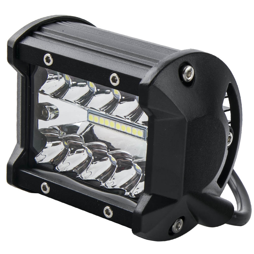 Hitch Mounting Bracket 4 LED Work Lights Pods Backup compatible for JEEP Wrangle