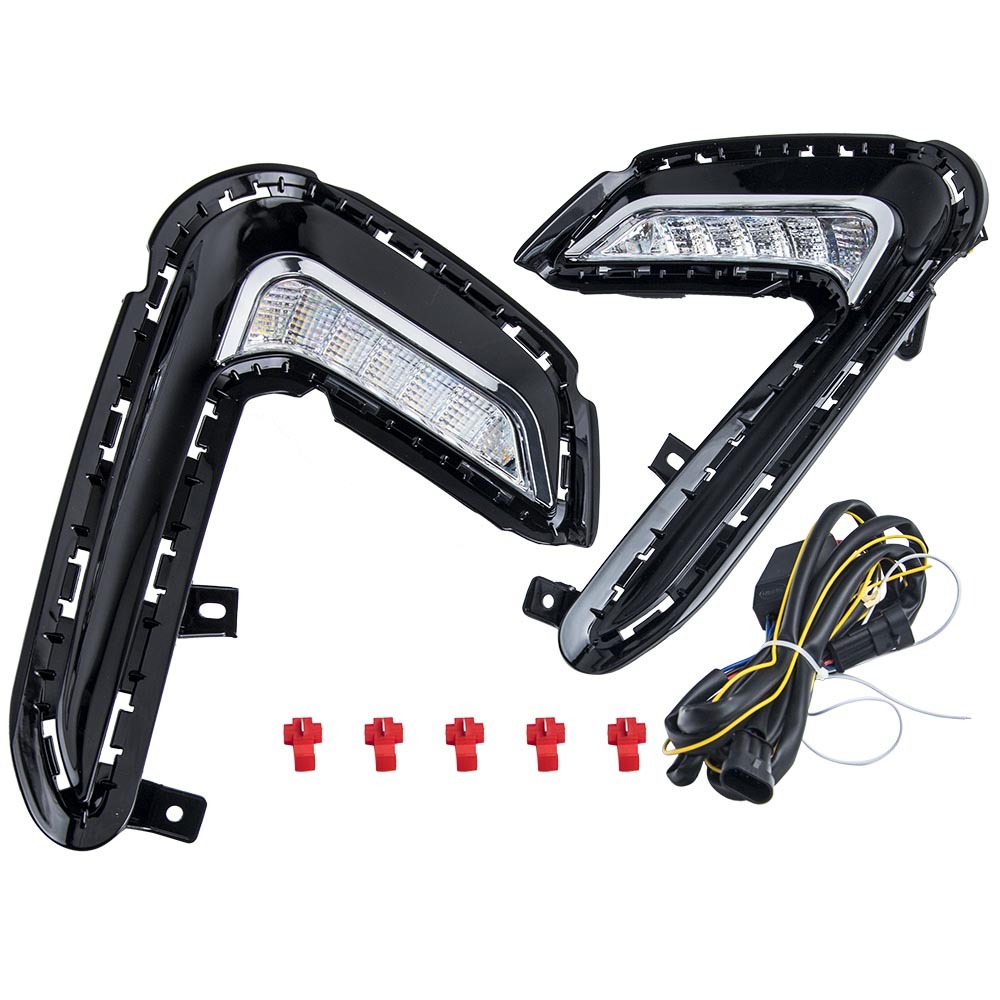 Daytime Running Lamp Kit compatible for Hyundai Elantra 2017 2018 6000-6700K compatible for White Light