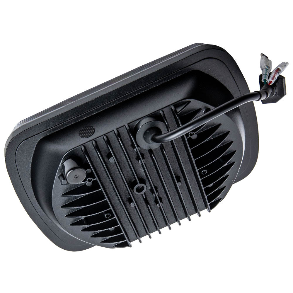 7x6 LED Sealed Beam Headlight compatible for Jeep Wrangler YJ Cherokee 1984-1995 H5054 DRL