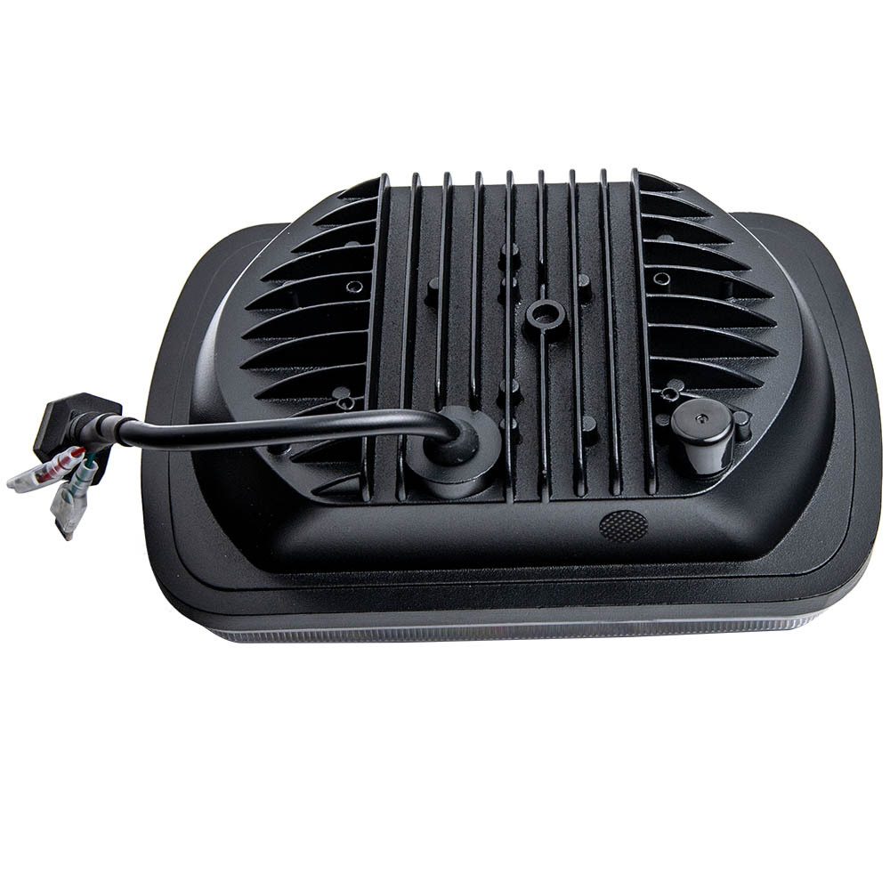 7x6 LED Sealed Beam Headlight compatible for Jeep Wrangler YJ Cherokee 1984-1995 H5054 DRL