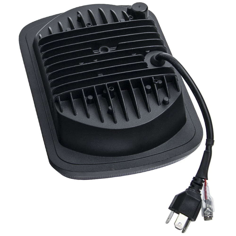 1 Pair Bright 5x7 7x6 LED Headlights compatible for Jeep Wrangler YJ 1987-1995