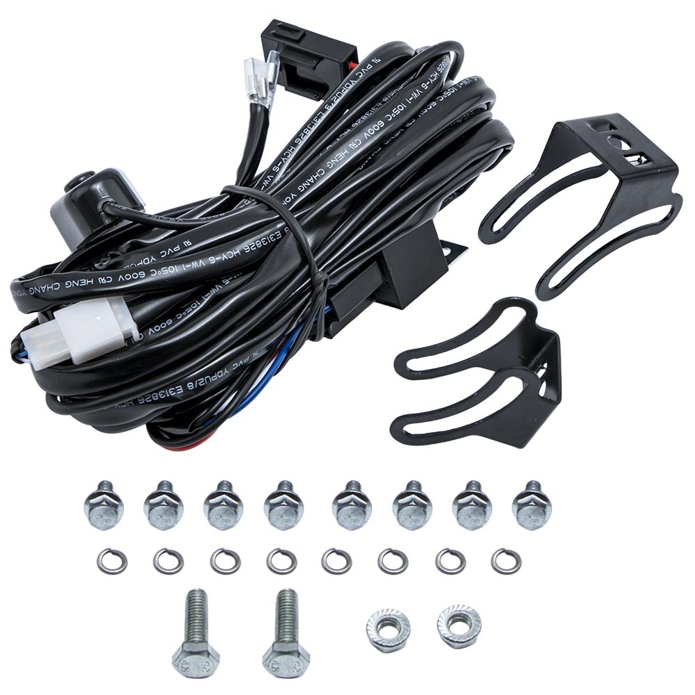 LED Light Bar Front Bumper License Plate Mount Bracket compatible for Toyota 4Runner