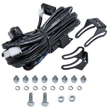 LED Light Bar Front Bumper License Plate Mount Bracket compatible for Toyota 4Runner