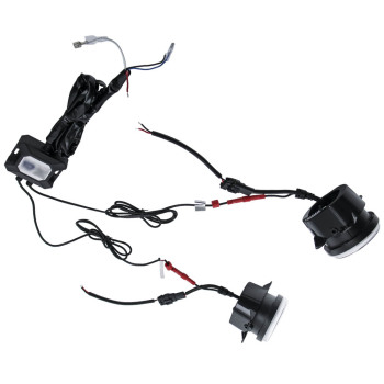 LED Fog Light Pairfor compatible for Jeep Wrangler JK Unlimited TJ LJ 1997-2017 APP Control