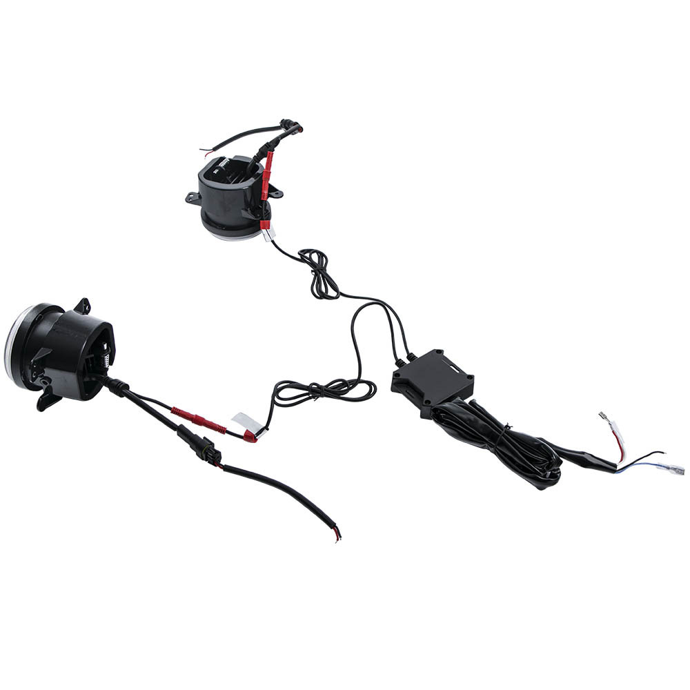 LED Fog Light Pairfor compatible for Jeep Wrangler JK Unlimited TJ LJ 1997-2017 APP Control