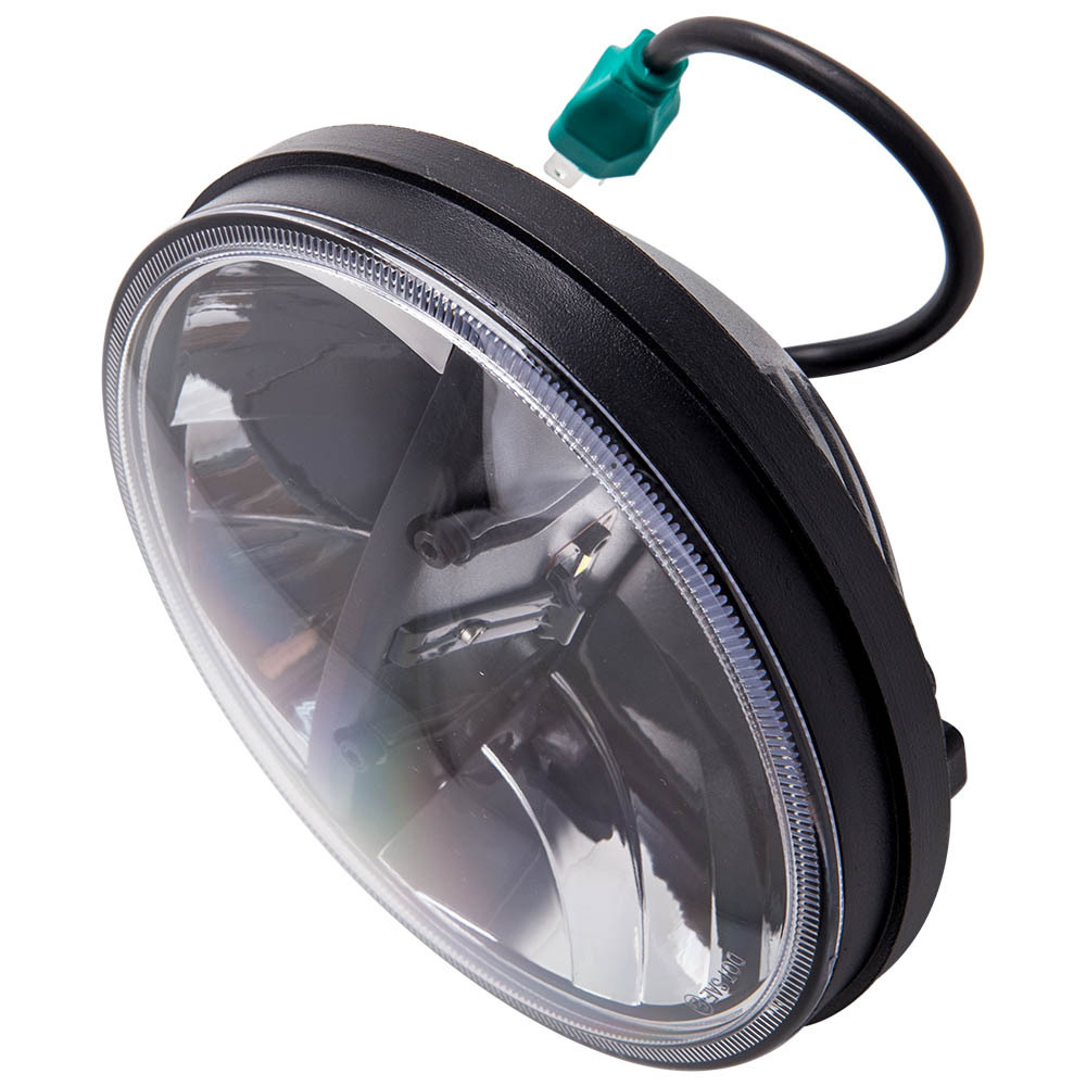 7 inch Round LED Headlights Hi-Lo Beam compatible for Jeep Wrangler JK TJ LJ CJ 97-17