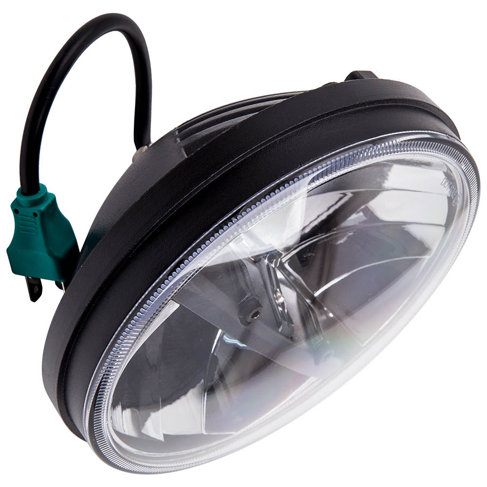 7 inch Round LED Headlights Hi-Lo Beam compatible for Jeep Wrangler JK TJ LJ CJ 97-17