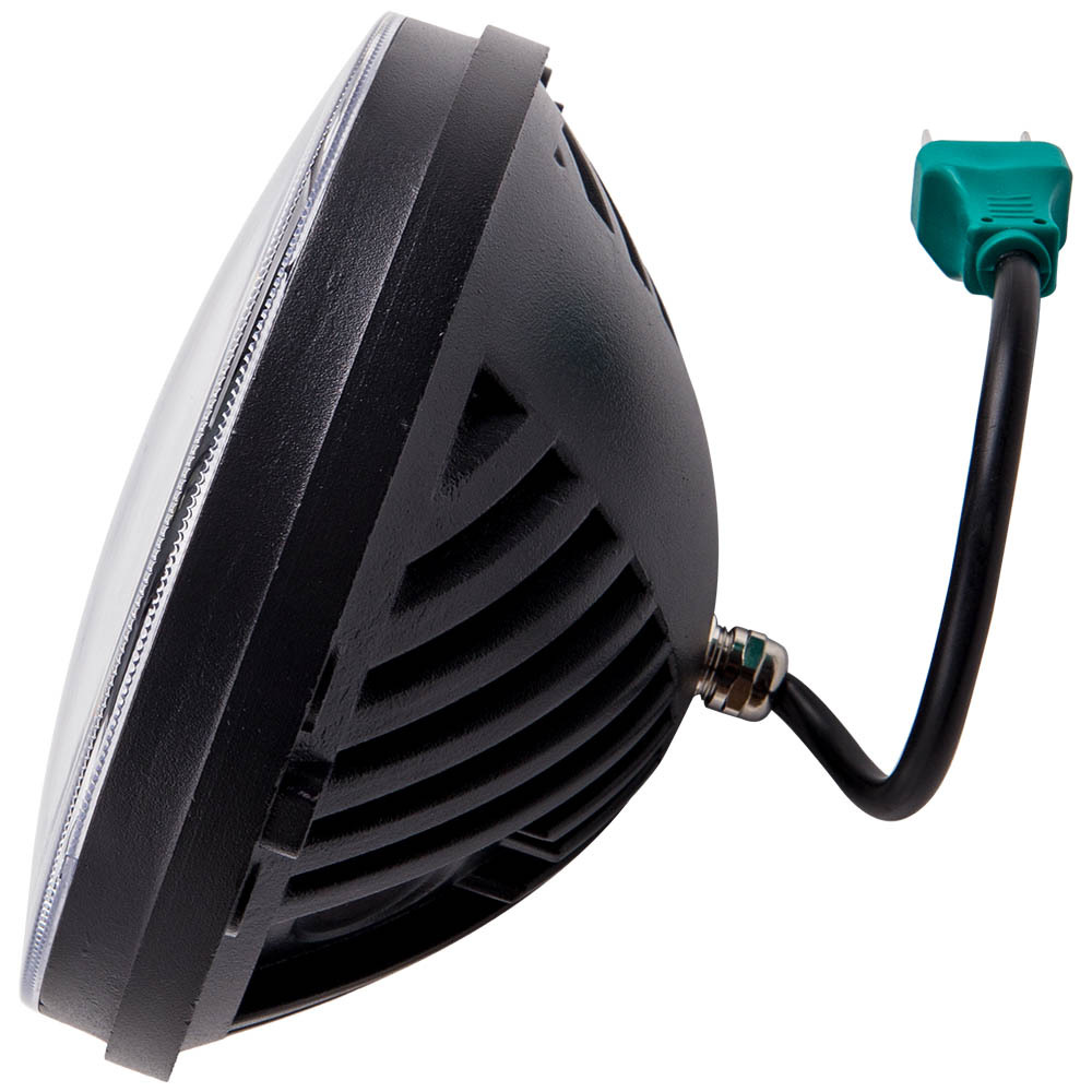 7 inch Round LED Headlights Hi-Lo Beam compatible for Jeep Wrangler JK TJ LJ CJ 97-17