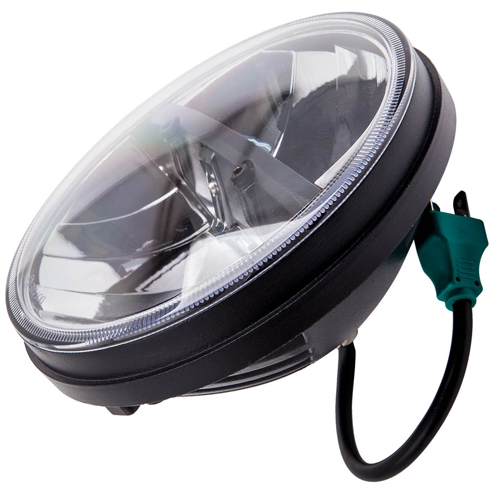 7 inch Round LED Headlights Hi-Lo Beam compatible for Jeep Wrangler JK TJ LJ CJ 97-17