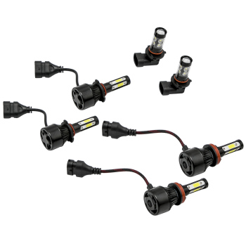 LED Light Bulbs Combo Kit compatible for Ford F-150 XL 2019-2023 High Low Beam Fog Light