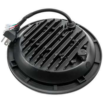 7 Round LED Headlights compatible for Jeep Wrangler Sport JK JL TJ LJ CJ 2 Pack