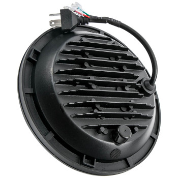 7 Round LED Headlights compatible for Jeep Wrangler Sport JK JL TJ LJ CJ 2 Pack