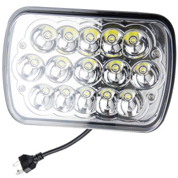 Pair 7X6 5X7 45W LED Beam Replacementfor Pickup Truck compatible for Jeep Wrangler x2