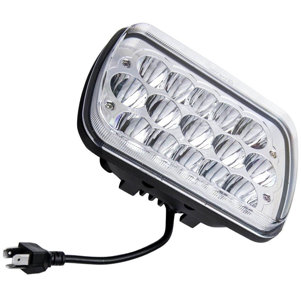Pair 7X6 5X7 45W LED Beam Replacementfor Pickup Truck compatible for Jeep Wrangler x2