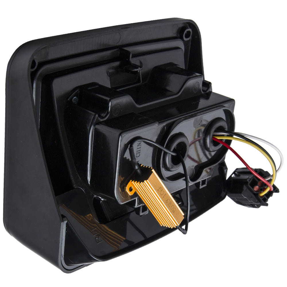 LED Tail Lights Assembly Pair compatible for Jeep Wrangler JK 2007-2017 BrakeReverse Lamp