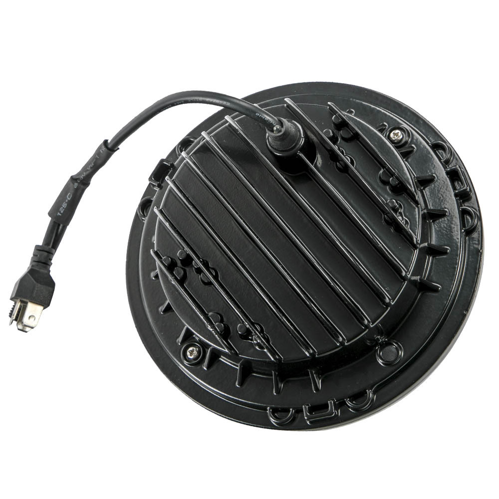 LED Light Package H6024 H6017 compatible for Jeep Wrangler JK 2007-2018 Black Housing