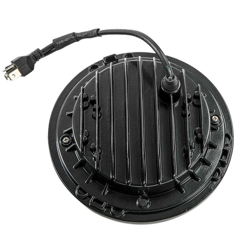 LED Light Package H6024 H6017 compatible for Jeep Wrangler JK 2007-2018 Black Housing