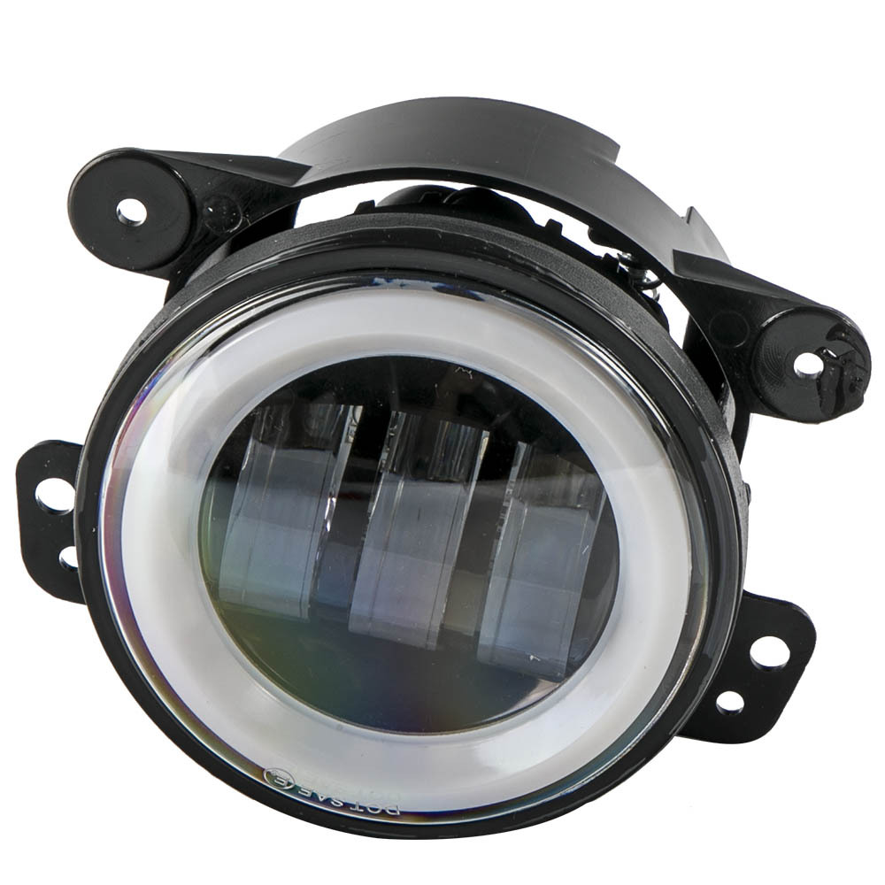 LED Light Package H6024 H6017 compatible for Jeep Wrangler JK 2007-2018 Black Housing