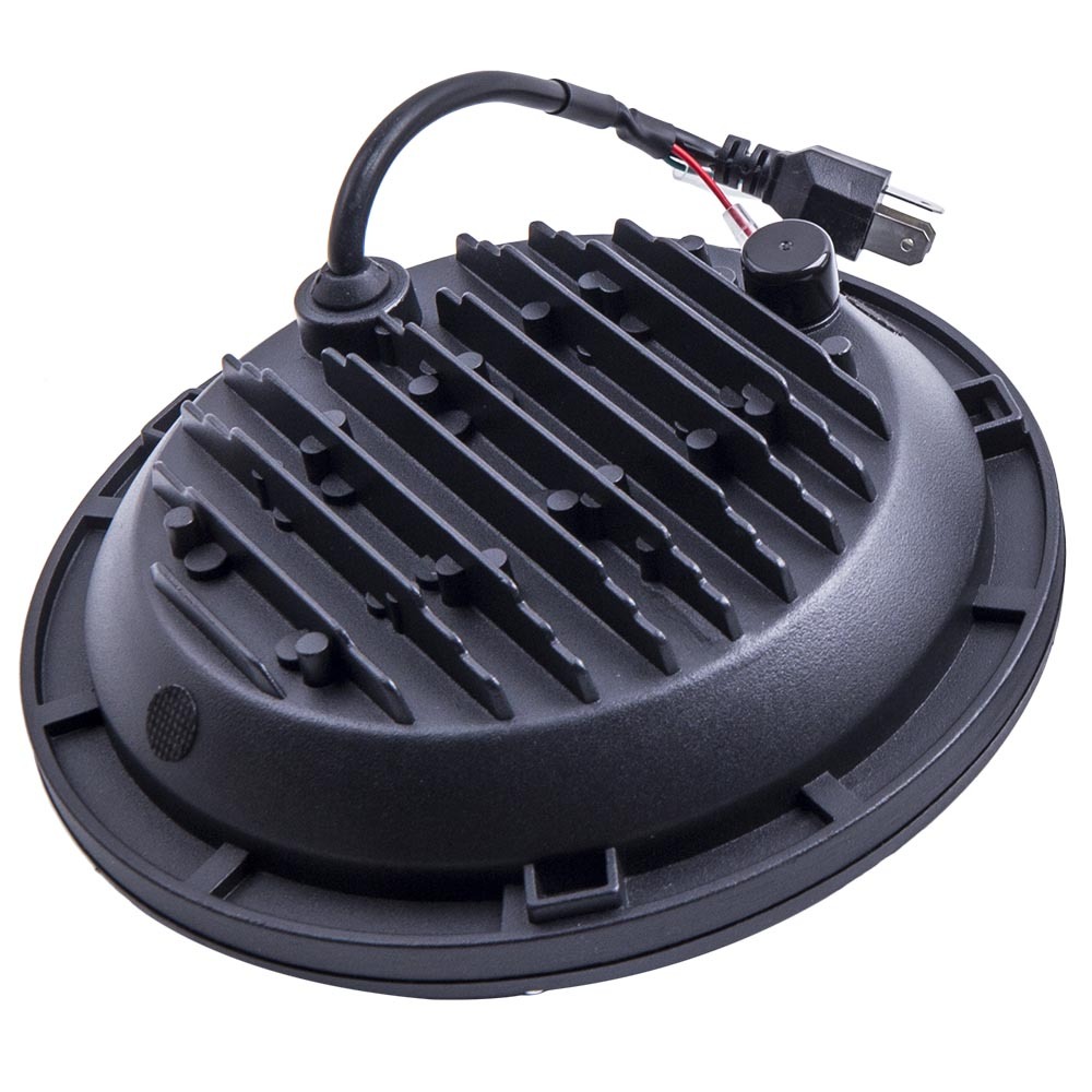 7 Inch Round LED Headlight Headlamp compatible for Jeep Wrangler JK LJ TJ 1997-2016