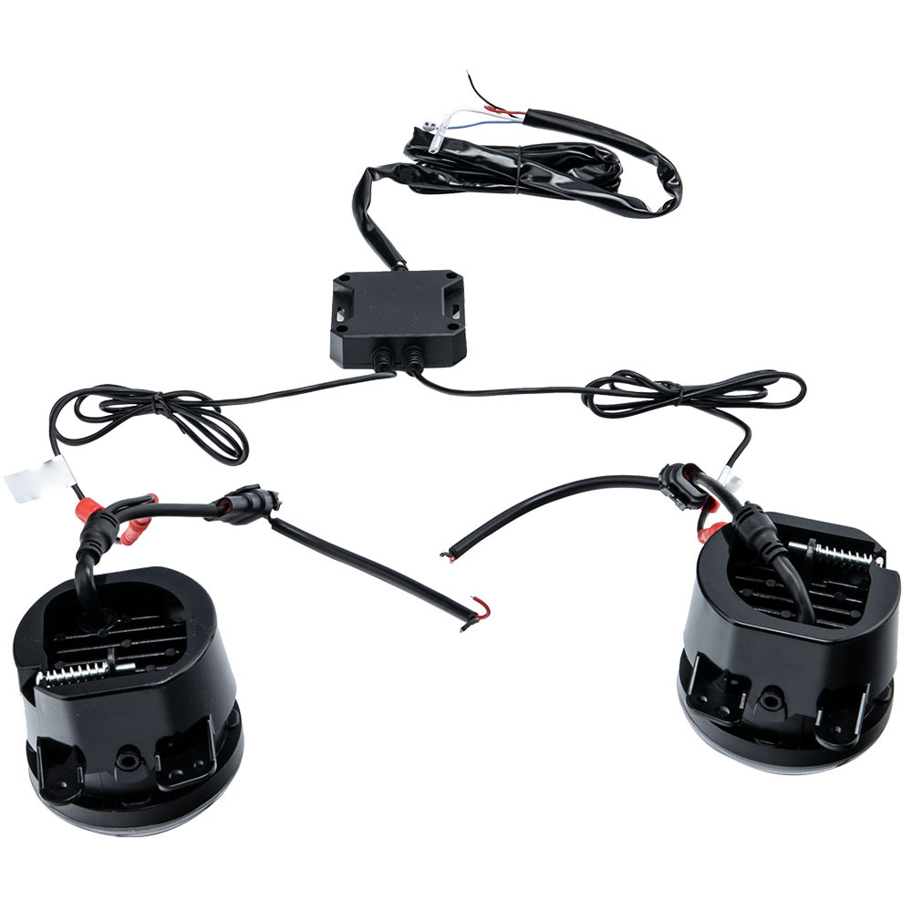 4 Set 7 60W LED RGB Headlights + 4 30W Fog Lights compatible for Hummer H1 compatible for H2 Compatible for Jeep