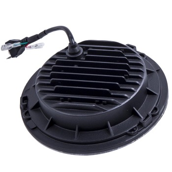 2pcs Round Led Headlights7 Inch Clear Front Rear compatible for Jeep Cj-5 Lj