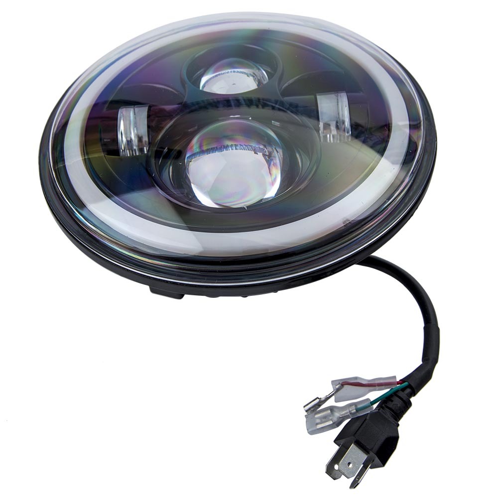 LED Headlight Fog Light Set compatible for Jeep Wrangler JK 2007-2018 IP68 Turn Signal