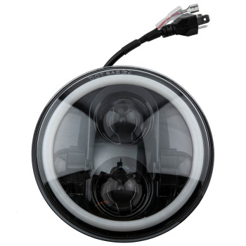 4 Pieces LED Headlight 5-3/4 5.75 Spot + Flood Beam Combo Lamp Aluminum