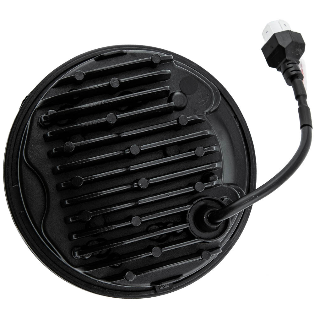 4 Pieces LED Headlight 5-3/4 5.75 Spot + Flood Beam Combo Lamp Aluminum