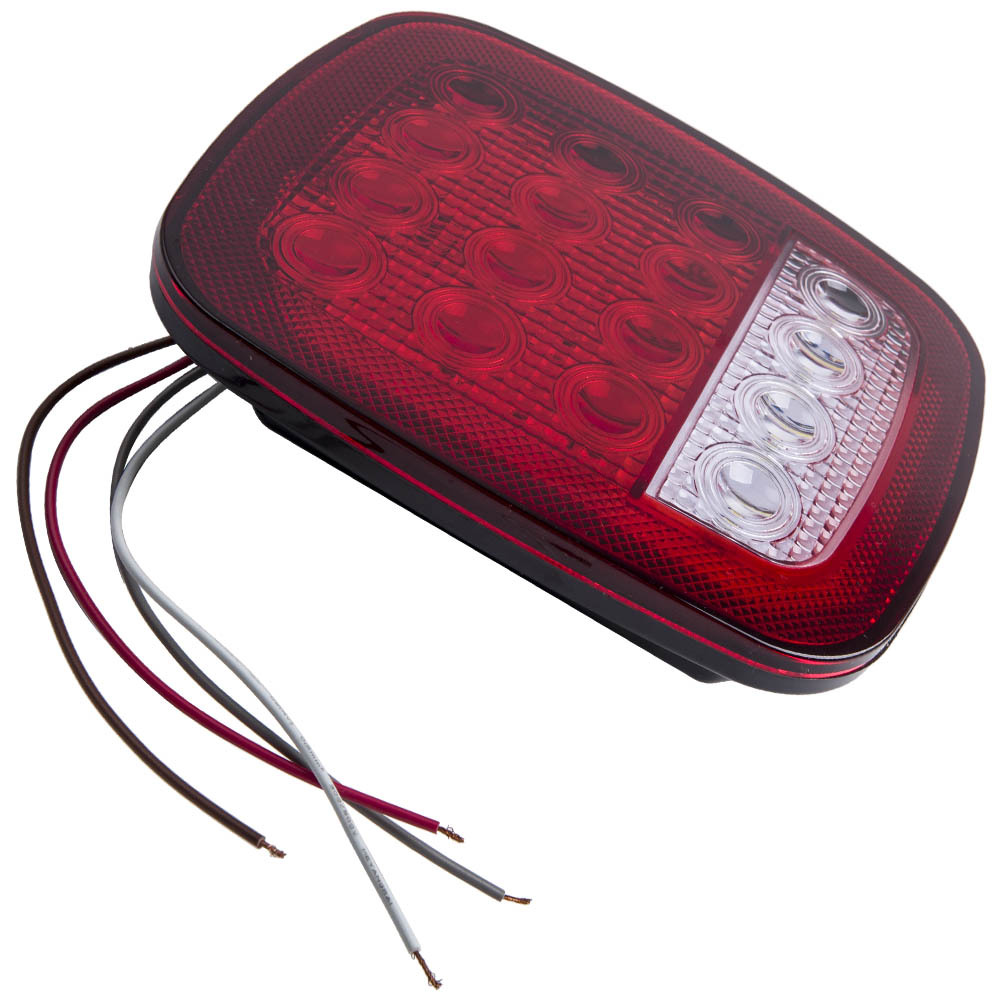 One pair LED Lighting Tail Lights Rear Lamps Set compatible for Jeep Wrangler CJ 76-06